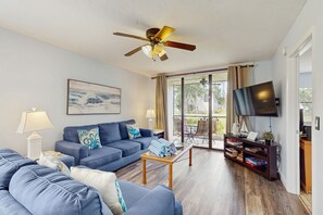 Fernseher, DVD-Player, Bücher