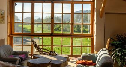 Vacation apartment with large panoramic window