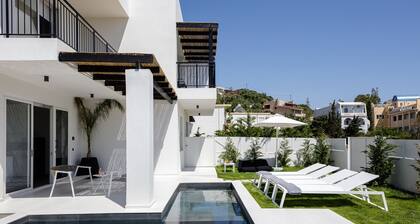 Familienvilla mit privatem Pool, 200 m vom Strand entfernt