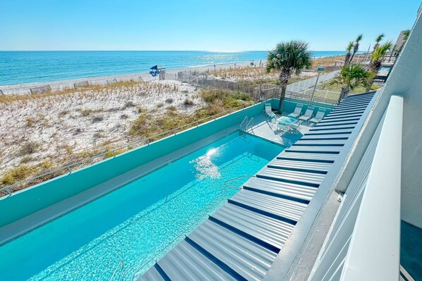 Pool - Westwind 202 ~ Gulf-front, Outdoor Pool + $400 in FREE Activities Daily ~ Zoo/Parasailing + More (Gulf Shores)