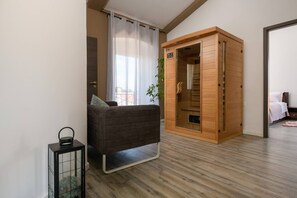 2 Schlafzimmer, Zimmersafe, Bügeleisen/Bügelbrett, kostenloses WLAN