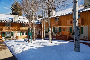 Exterior - Alpenblick 1 | Three Level Townhouse with Fireplace, Private Balcony, and Great Location (Aspen)