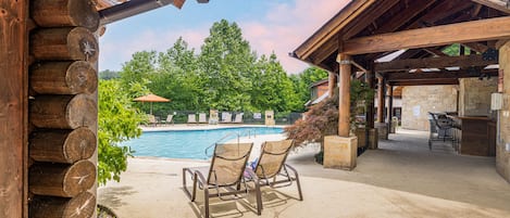 Indoor pool, a heated pool