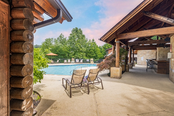 Indoor pool, a heated pool