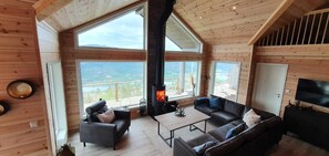 TV, fireplace, DVD player