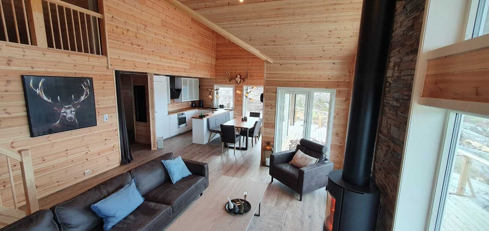 Télévision, cheminée, lecteur de DVD