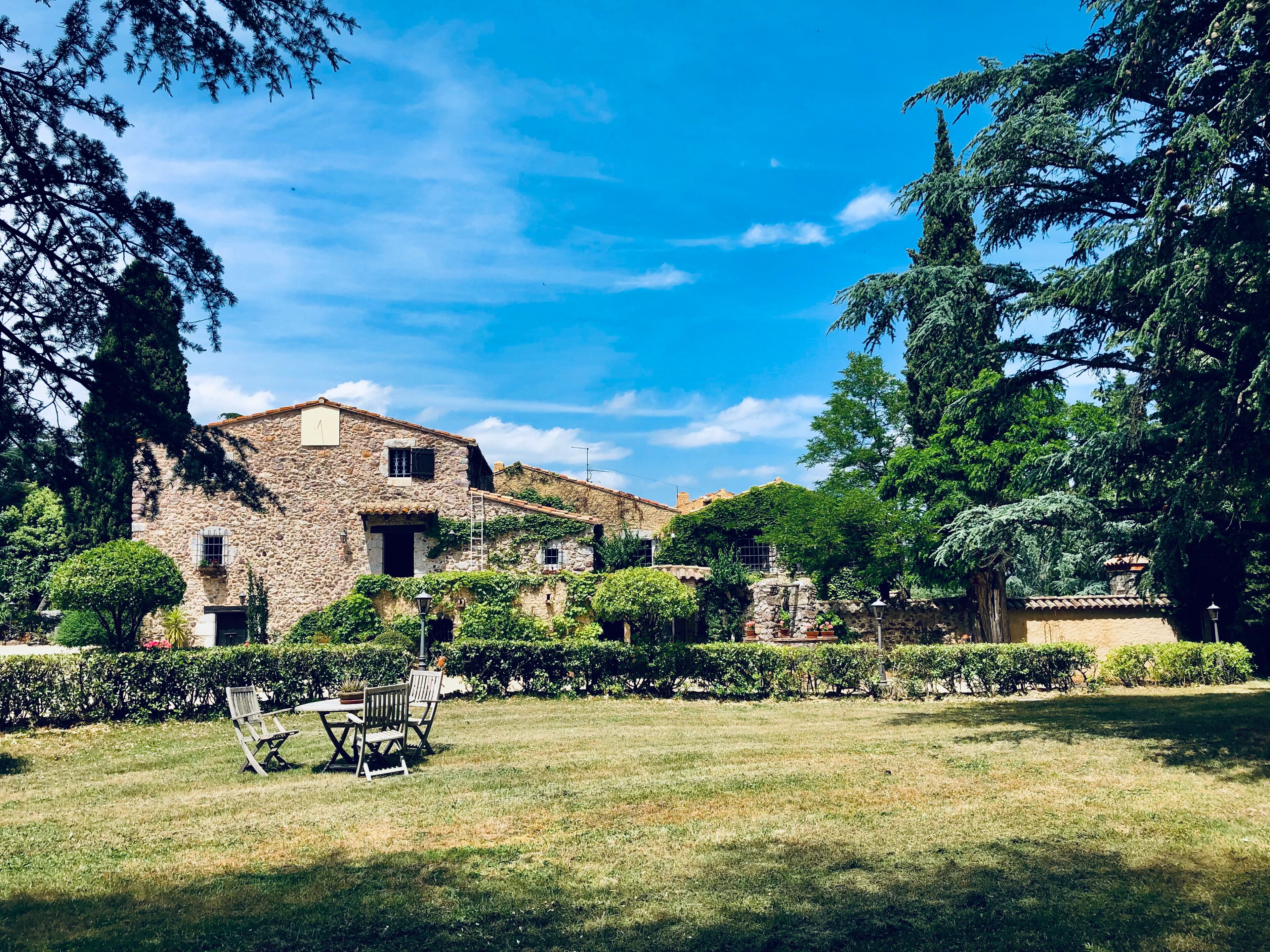Individually decorated, individually furnished, desk, laptop workspace