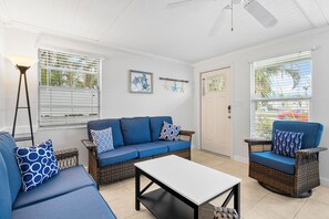 Living area - Pool Party North · Pool & Spa · Updated Jan 2025 (Holmes Beach)