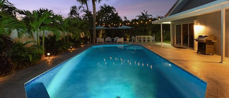 Beheizter Pool