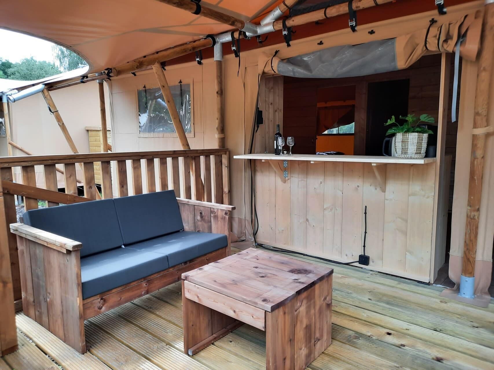 Glampingtent 4 | Terraço/pátio