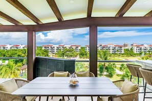 Condo, 2 Bedrooms | Outdoor dining - Casa Cielo Ocean View Penthouse 2 Bedroom Condo by RedAwning (Playa del Carmen)