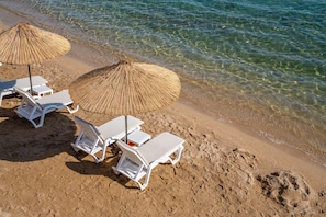 Private beach, sun-loungers, beach umbrellas, beach bar - Duja Didim (Didim)