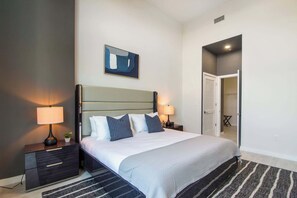 1 bedroom, iron/ironing board, travel crib, WiFi