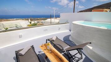 Suite Signature, idromassaggio, vista mare | Terrazza/patio