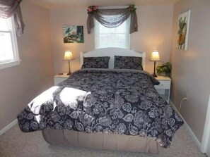 1 habitación, tabla de planchar con plancha, wifi gratis y ropa de cama
