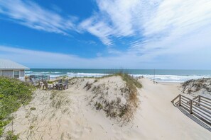 On the beach
