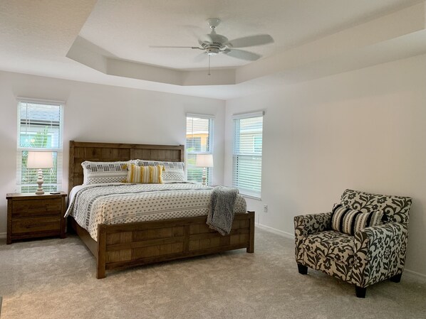 3 bedrooms, iron/ironing board, free WiFi, bed sheets