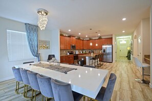 Dining - Waterfront Sunset View , Storey Lake 6BR5BA,  Pool & Hot Tub,  Near Disney (Kissimmee)