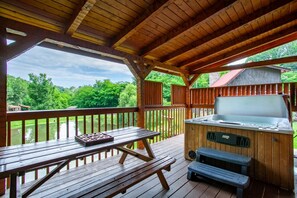 Baignoire à remous extérieure