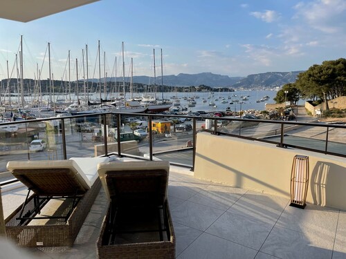 Terrasse DE LA MER - Superbe Appartement Bord de mer