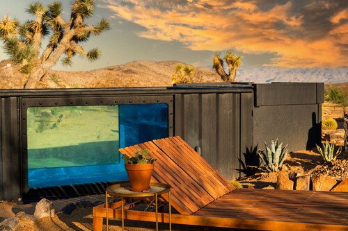 Sun Dream ~ Airy Designer Desert Home w/ See Through Glass Pool