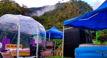 Vista frontal de la propiedad