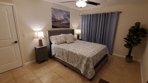 2 bedrooms, desk, iron/ironing board, free WiFi