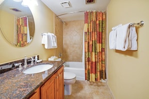 Shower, towels - Mountain Plaza 2 Bedroom Condo #325/327 by RedAwning (Copper Mountain)