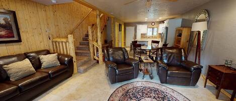 Televisión, chimenea