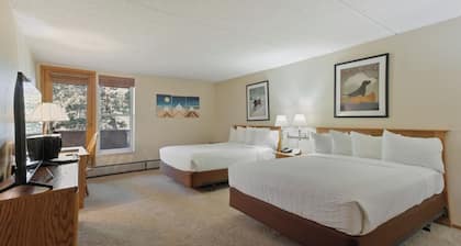 Spruce Lodge Hotel Style Room with 2 Beds #397 by RedAwning