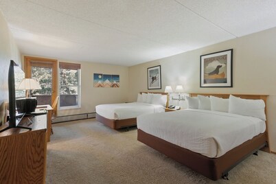 Spruce Lodge Hotel Style Room with 2 Beds  #397 by RedAwning