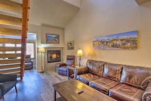 Fireplace - Foxpine 2 Bedroom + Loft Condo #309/311 by RedAwning (Copper Mountain)