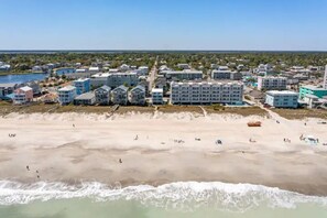 Stroll along the beachfront and enjoy the views of the adjacent sea.