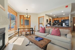 Fireplace - Copper One 2 Bedroom Condo #403 by RedAwning (Copper Mountain)
