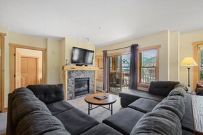 Fireplace - Copper Springs 3 Bedroom Condo #202 by RedAwning (Copper Mountain)