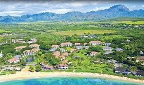 In Strandnähe, Liegestühle, Strandtücher