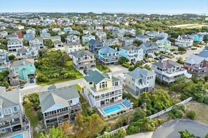 Exterior - Sunshine House | 370 ft to the beach | Private Heated Pool, Hot Tub (Corolla)