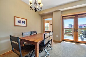 Dining - Passage Point 2 Bedroom Condo #204 by RedAwning (Copper Mountain)