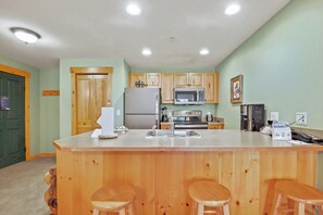 Private kitchen - Taylor's Crossing 2 Bedroom Condo #205 by RedAwning (Copper Mountain)