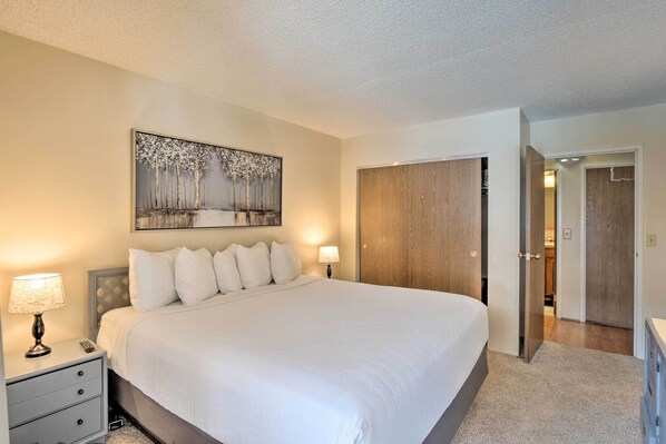 1 habitación y ropa de cama 