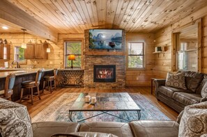 Smart TV, caminetto, videogiochi, lettore DVD