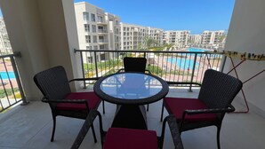 Elite Chalet | Terrace/patio - Marassi north coast 2 bedroom marina 202 (El Alamein)