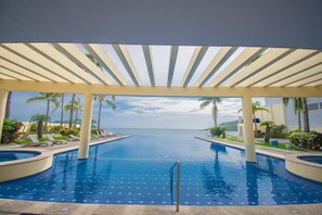 Et oppvarmet basseng