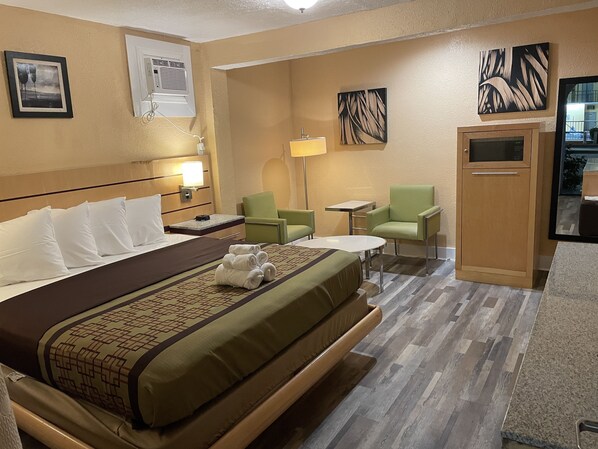 Habitación individual estándar, 1 cama King size | Ropa de cama