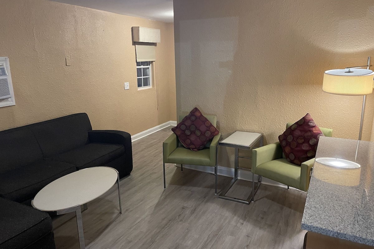 Junior Suite with Terrace, 1 Queen, Living Room with Sofa Bed | Living area | 42-inch LCD TV with digital channels, TV