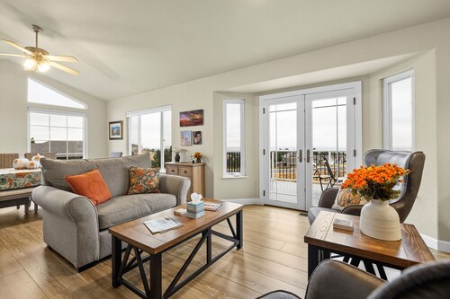 Immaculate modern home with stunning views nestled into a beautiful valley. 