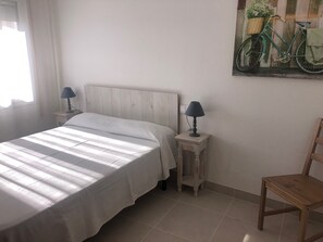 2 bedrooms, iron/ironing board, travel crib, WiFi