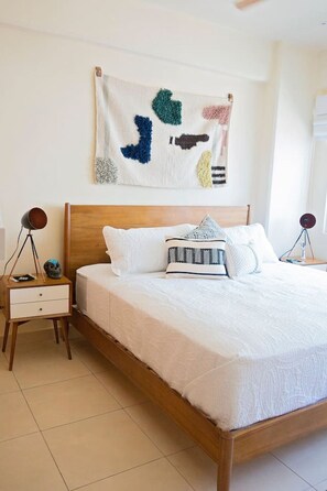 2 chambres, fer et planche Ă repasser, Wi-Fi, draps fournis