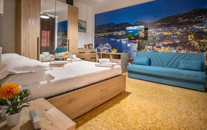 Departamento | 1 habitación, tabla de planchar con plancha, wifi gratis y ropa de cama 