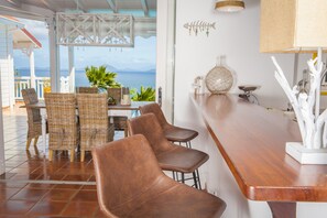 Dining - Luxury Villa in the French Carribean with a stunning view (Vieux Fort)